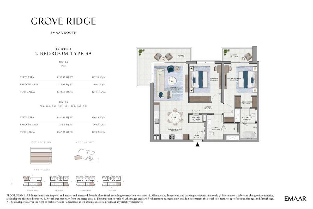 Podium Floor-7th Floor (Type 3A-Unit-P03-709)